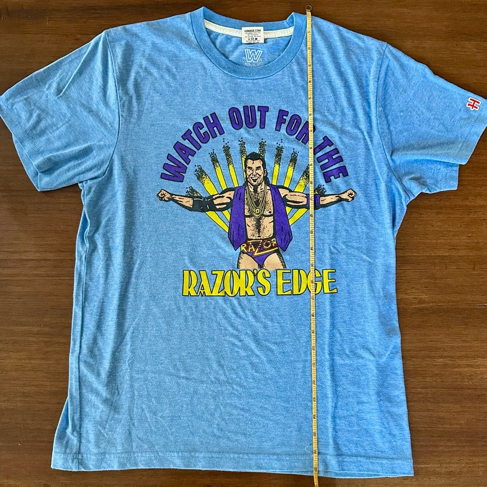 HOMAGE WWF/WWE Razor Ramon T-Shirt - Picture 3 of 7